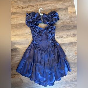 Steppin' Out purple Layered Mini Dress